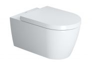 DURAVIT Me by Starck Rimless sienas pods Durafix 370x570 ar Soft Close vāku 45290900A1 