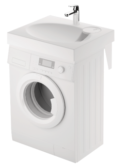 PAA CLARO MINI 600x500 Izlietne virs veļas mašīnas 