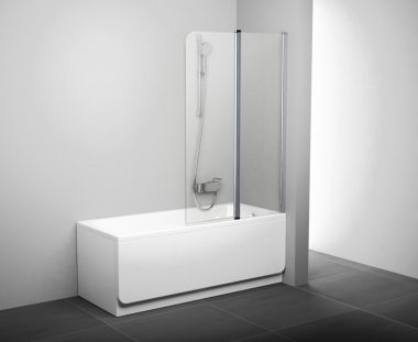 CVS2 Стенка для ванны 100 L (левая) белый/Transparent