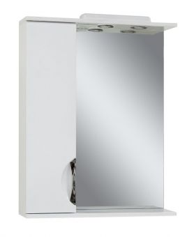 LAURA 65 шкафчик с зеркалом (левый) 65x86.5x17 