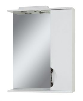 LAURA 65 шкафчик с зеркалом (правый) 65x86.5x17 