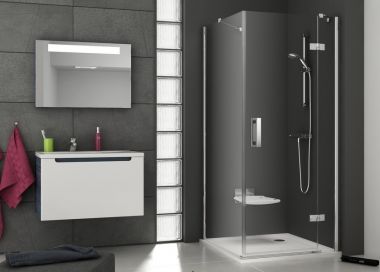 RAVAK SMPS SmartLine Fiksēta dušas sieniņa 100 R (labā) hroms/stikls Transparent 9SPA0A00Z1