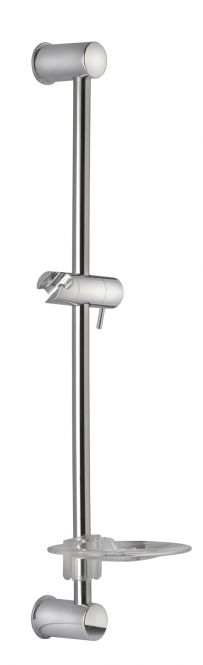 Nordline SIMPLE 505 dušas stienis ar ziepju trauku H620/580 