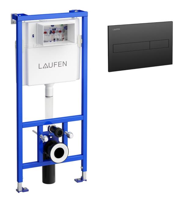 LAUFEN LIS CW1 инсталляционный модуль с кнопкой LIS AW1 DUO H8946600000001 + H8956617160001 