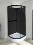 AKCIJA! AQUALINE OW-MS10 BLACK dušas kabīne