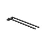 RAVAK 10° TD 340.20 dvieļu turētājs grozāms 42cm melns X07P564 
