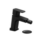 RAVAK 10° TD F 055.20 Melns bidē jaucējkrāns ar pamatnes vārstu X070155 