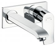 HANSGROHE METRIS iebūvējamā izlietnes maisītāja virsapmetuma daļa, 2 caurumu, iztece 225 mm, no sienas HG31086000 