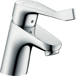 HANSGROHE Focus 70 izlietnes jaucējkrāns ar pagarinātu rokturi un PopUp HG31910000 