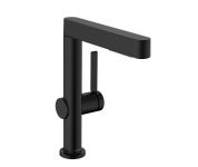 HANSGROHE FINORIS 230 2 strūklu jaucējkrāns ar izvelkamu dušu matēts melns HG76063670 