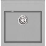 HELIKA SQT100W-110 Virtuves izlietne TESA 490x510 220 argent