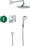 HANSGROHE Design ShowerSet dušas sistēma ar iebūvētu termostatu HG27294000 