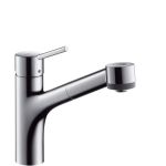 HANSGROHE Talis S virtuves izlietnes jaucējkrāns ar izvelkamu dušu HG32841000 