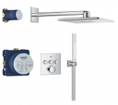 GROHE SmartControl Vitalio 310 Cube iebūvējama dušas sistēma ar termostatu Precision 34875000 