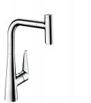 HANSGROHE Talis SELECT M51 virtuves izlietnes jaucējkrāns 300 ar izvelkamu dušu HG72821000 