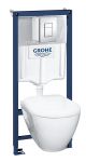 GROHE komplekts 39468000 : rāmis, taustiņš Skate Cosmo hroms, SEREL pods ar SoftClose vāku 