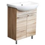 AQUALINE PREMIUM 60 skapis ar izlietni ARTECO gaišs ozols 930VK60CES 