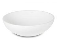 PAA ROUND ON SilkStone izlietne Dn410 SILKSTONE balta