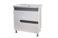 AQUALINE PREMIUM LUX 80 skapis ar izlietni FRAME metallic 9333T308019M 