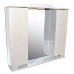 AQUALINE PREMIUM LUX 80 spoguļskapis metallic 9334Z1780M 