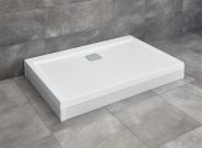 RADAWAY ARGOS D 100x90 dušas paliktnis uz kājām balts 