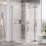 RAVAK BLSRV2-90 BLIX SLIM dušas kabīne Spīdīgs Transparent X1LM70C00Z1 