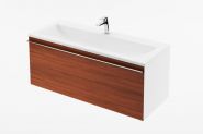 RAVAK SD CLEAR 1000 izlietnes skapītis 100x38x42 balts/tumšs rieksts X000000760