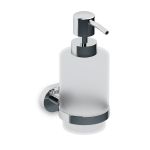 RAVAK CHROME CR 231.00 turētājs ar stikla šķidro ziepju trauku X07P223 