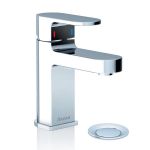 RAVAK Chrome CR011.00 Izlietnes maisītājs ar pamatnes vārstu X070053 