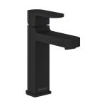 RAVAK SETT1 CHROME CR 014.20BL Izlietnes jaucējkrāns bez pamatnes vārsta melns X070428 