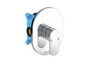 RAVAK Chrome CR066.00 Zemapmetuma maisītājs bez slēdža X070057, paredzēts Rbox 
