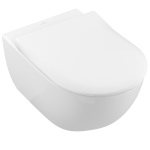 Villeroy & Boch SUBWAY 2.0 Rimless sienas pods ar QR Soft Close vāku 5614R201 