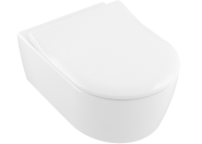 Villeroy & Boch AVENTO Rimless sienas pods ar QR Soft Close Slim vāku 5656RS01 