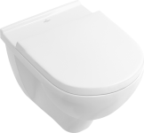 Villeroy & Boch O.novo Rimless sienas pods ar QR Soft Close vāku 5660HR01 