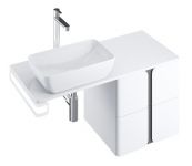 RAVAK BALANCE 1200 galda virsma 120x1.6x46.5 balta X000001372 