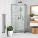 ROTH LLS2/900 dušas kabīne 90 x 90 brilliants/stikls 