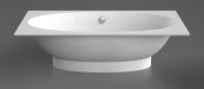 VISPOOL GEMMA Vanna 1950x1010x560 ar sifonu 