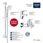 GROHE EUROECO jaucējkrānu komplekts 124428 