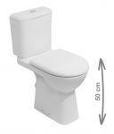 JIKA DEEP poda apakša vertikāls izvads 36x67 paaugstināta 48cm H8236170000001 