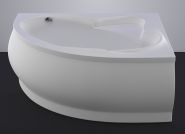 AKCIJA! VISPOOL LAGO 153 Vanna 1530x1060x616 ar sifonu 