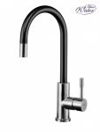 BLUE WATER LIMA-INOX BLACK jaucējkrāns NT ar dušu melns matēts 