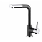 AQUASANITA MODUS jaucējkrāns ar izvelkamu dušu TAP2383 black metallic TAP2383 601