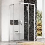 RAVAK MSRV4-90/90 dušas kabīne Spīdīgs Transparent 1WV77C00Z1 