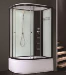 AQUALINE OW-8018 dušas kabīne ar masāžu 120x85 L018018R 