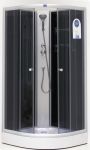 AKCIJA! AQUALINE OW-MS07 BLACK dušas kabīne 90x90 L01MS07BK 