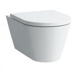 LAUFEN KARTELL Rimless sienas pods ar QR Soft Close vāku H8203370000001+H8913330000001 
