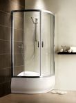 PREMIUM PLUS A1700 90x90 dušas kabīne hromēta /caurspīdīgi stikli 1700 mm 