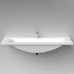VISPOOL Q-1400 izlietne 1395x500x235 balta 