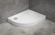 RADAWAY DELOS E Compact 90x80 R asimetrisks dušas paliktnis labā puse SDE9080-05R 