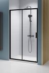 RADAWAY PREMIUM PRO DWJ 140 L bīdāmās dušas durvis nišai kreisā p. Black/Transparent 